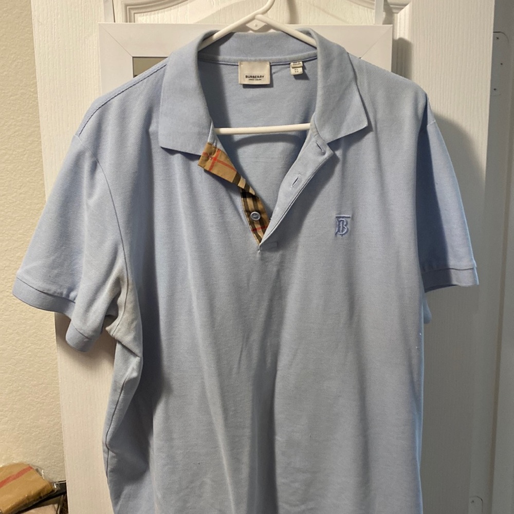 Burberry polo shirt TB monogram